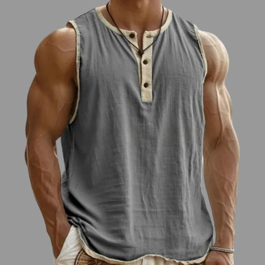 Sleeveless Cotton Tank Top