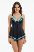 Plus Size – Quick-Dry Two-Piece Swimsuit
