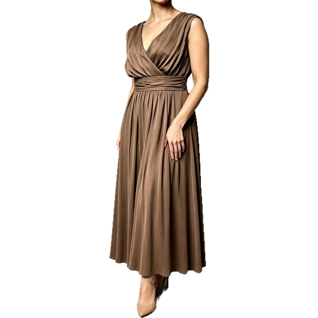 Pleated A-Line Dress