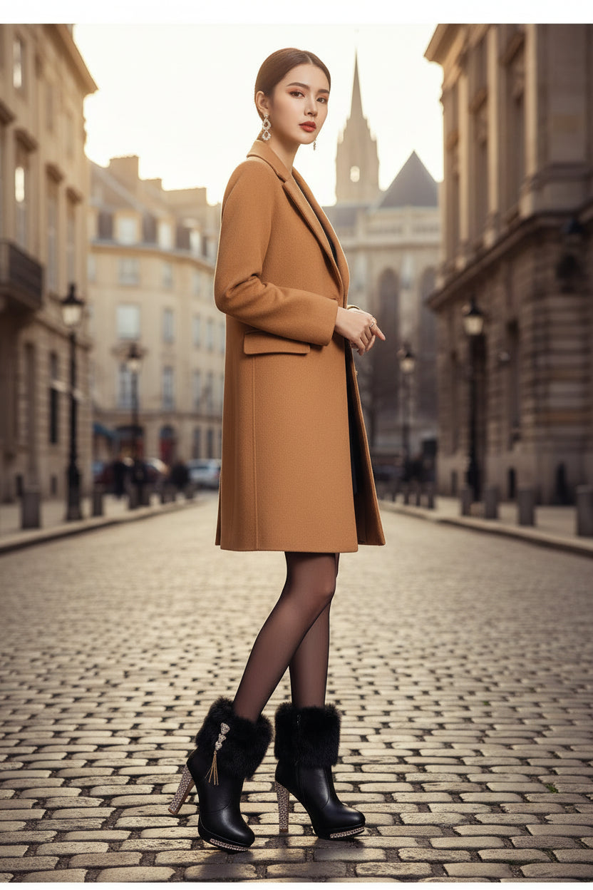 Stiletto Heel Short Boots