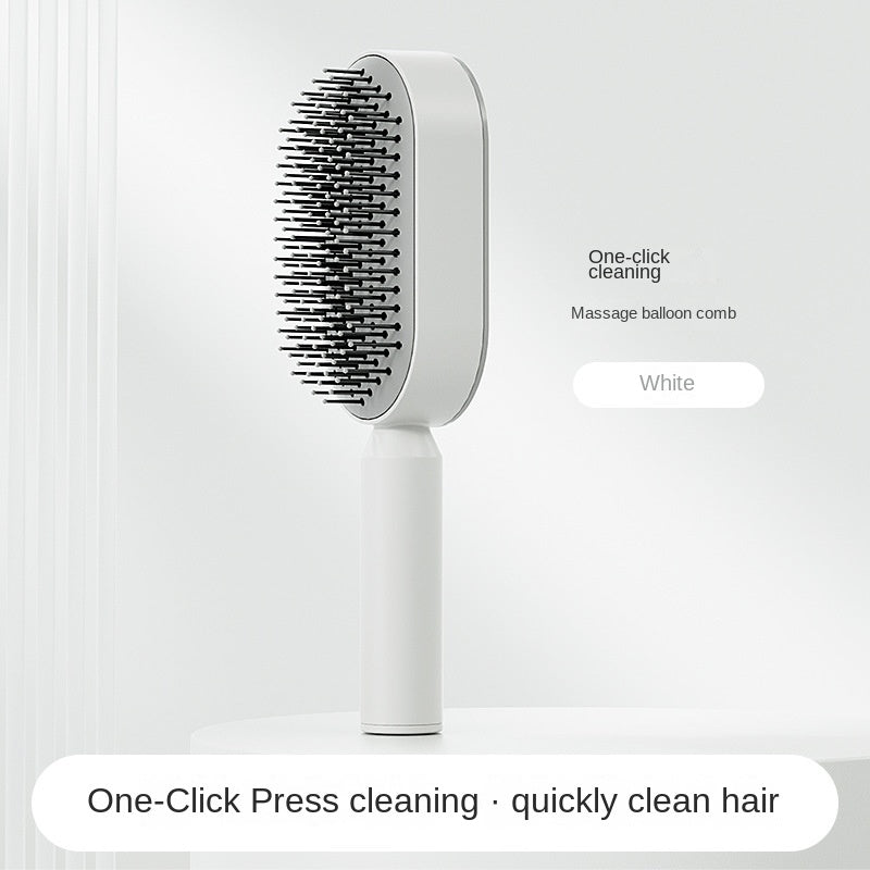 Self-Cleaning 3D Hairbrush