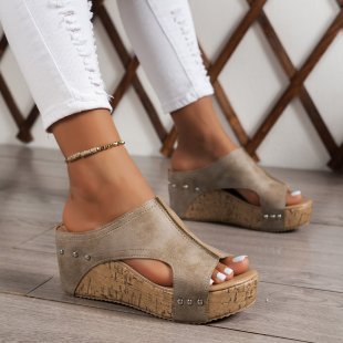 Wedge Platform Roman Sandals