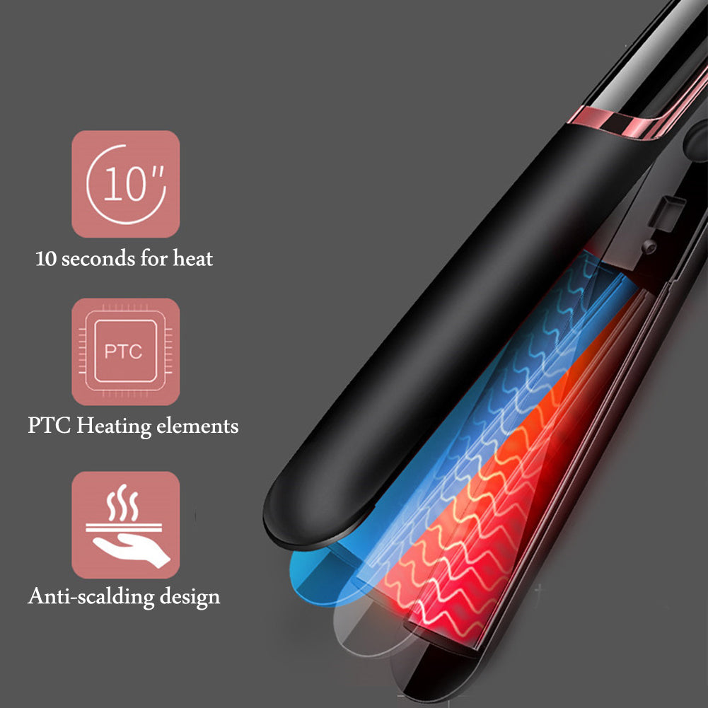 Pro 2-in-1 LED Hair Straightener & Curling Iron