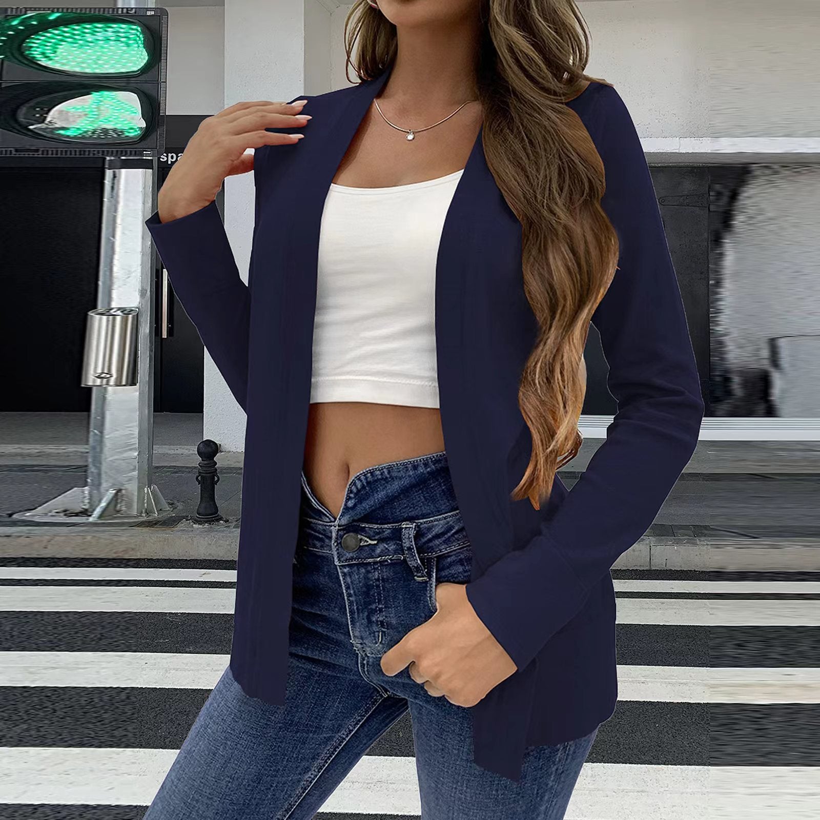 Casual Long Sleeve Knitted Cardigan