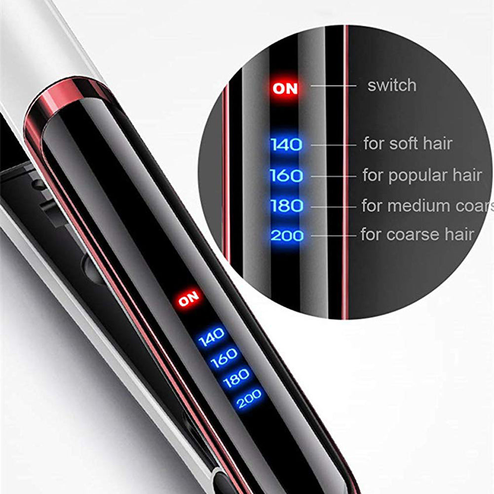 Pro 2-in-1 LED Hair Straightener & Curling Iron