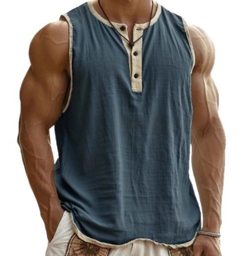 Sleeveless Cotton Tank Top