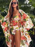 Sun Protection Printed Swimsuit Set