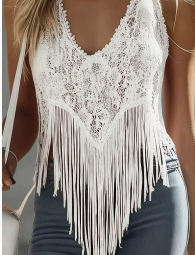 Sheer Lace Cami Slip Dress