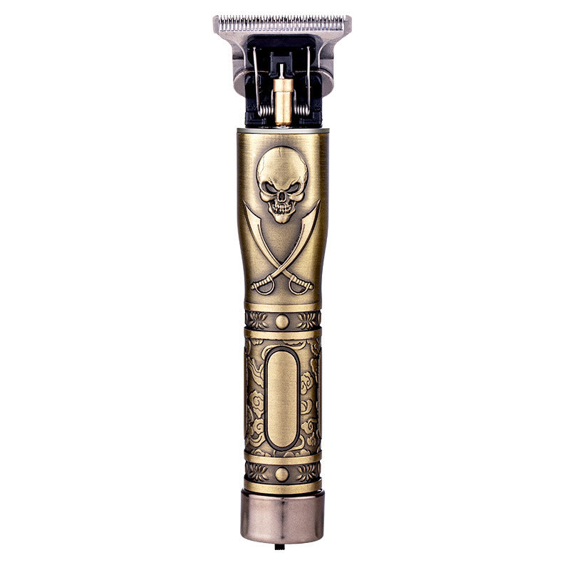 Salon-Grade Hair Trimmer with Skull Design