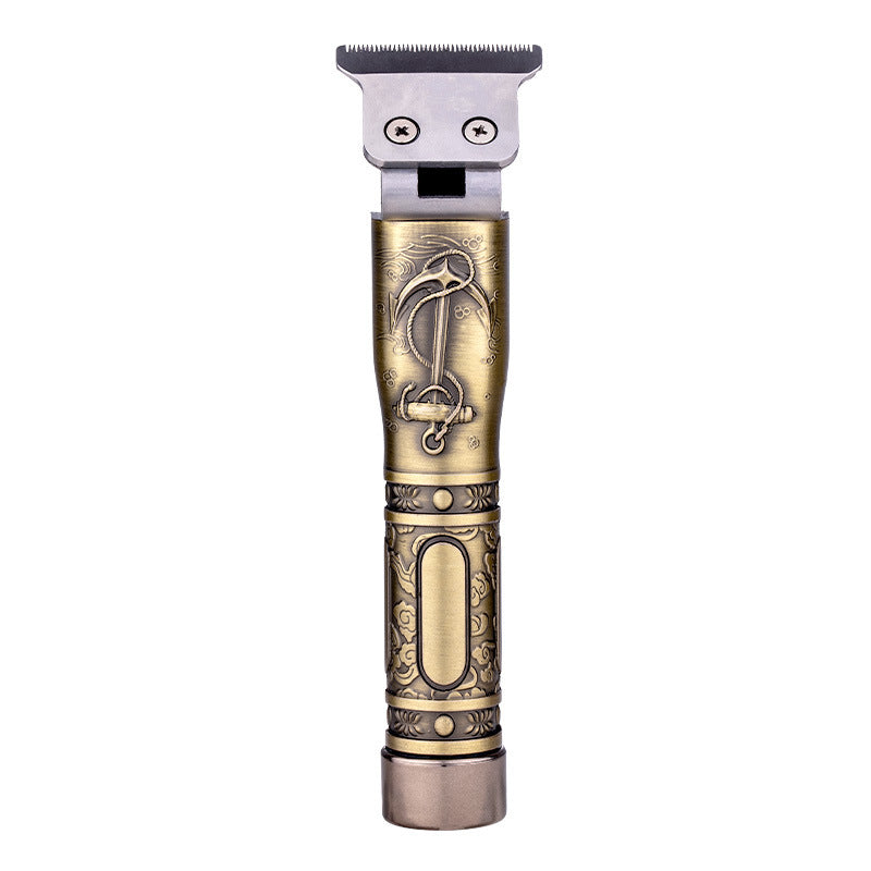 Salon-Grade Hair Trimmer with Skull Design