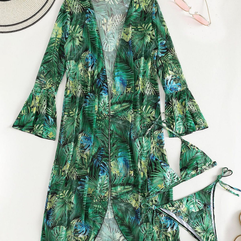 Bikini Set with Beach Cover-Up