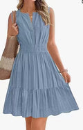 Cotton-linen Mini Dress