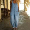 Relaxed Fit Multi-Pocket Jumpsuit