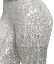 Sequined V-neck Jumpsuit With Spaghetti Straps