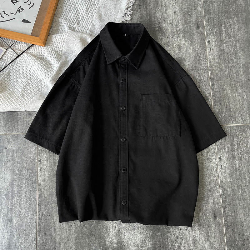 Cotton Loose Fit Long Sleeve Shirt