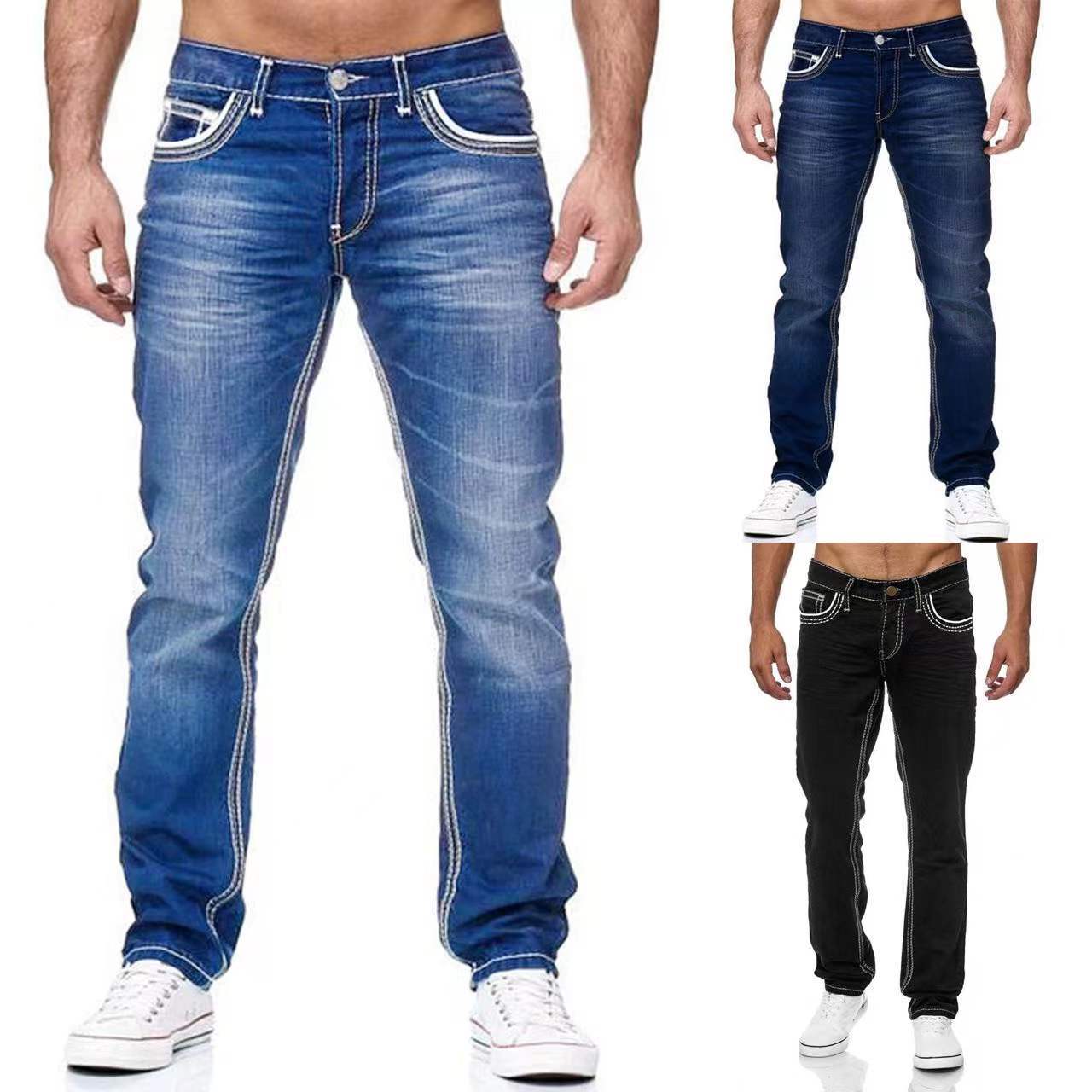 Classic Straight-Leg Jeans
