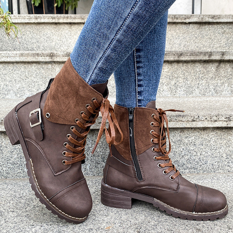 Lace-Up Ankle Boots