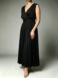 Pleated A-Line Dress