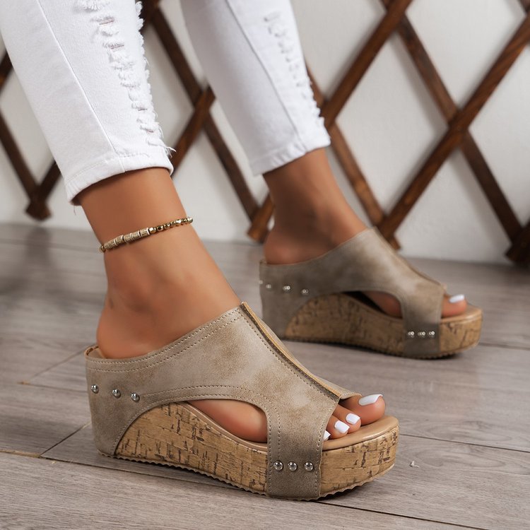 Wedge Platform Roman Sandals