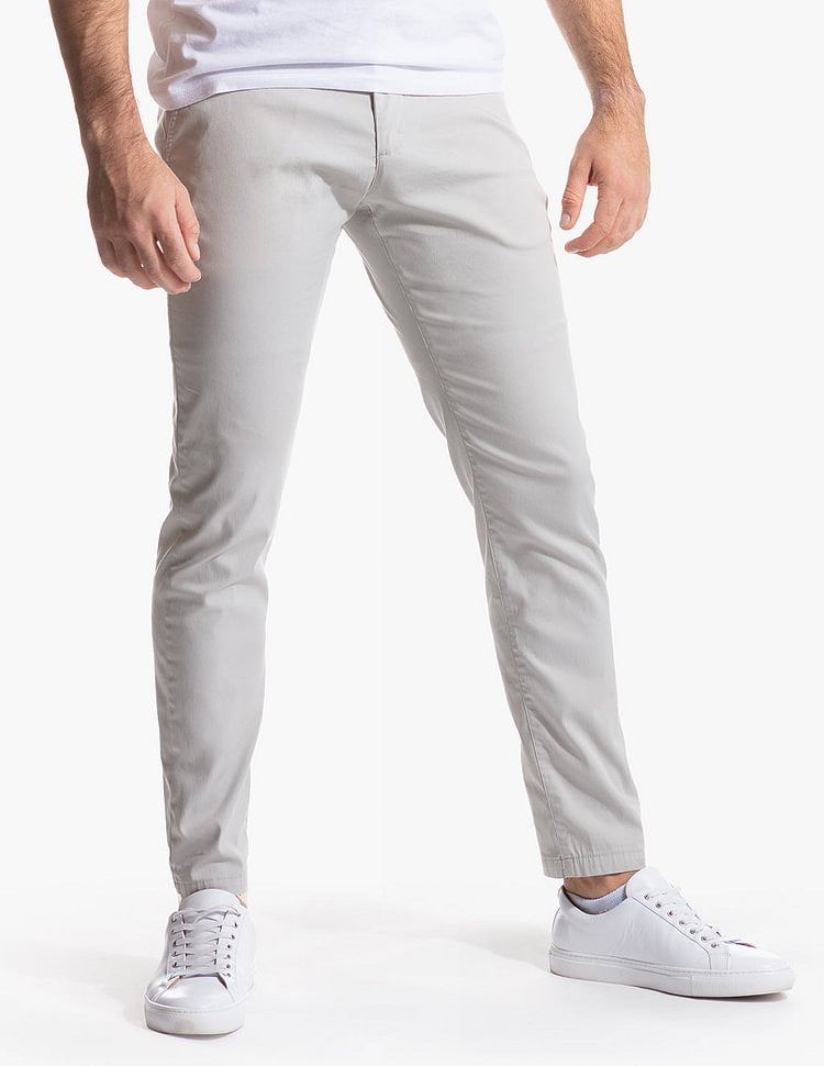 Straight-Leg Stretch Trousers
