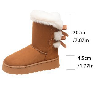 Fur-lined Leather Boots