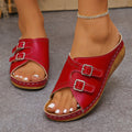 One Line Foot Buckle Sandal