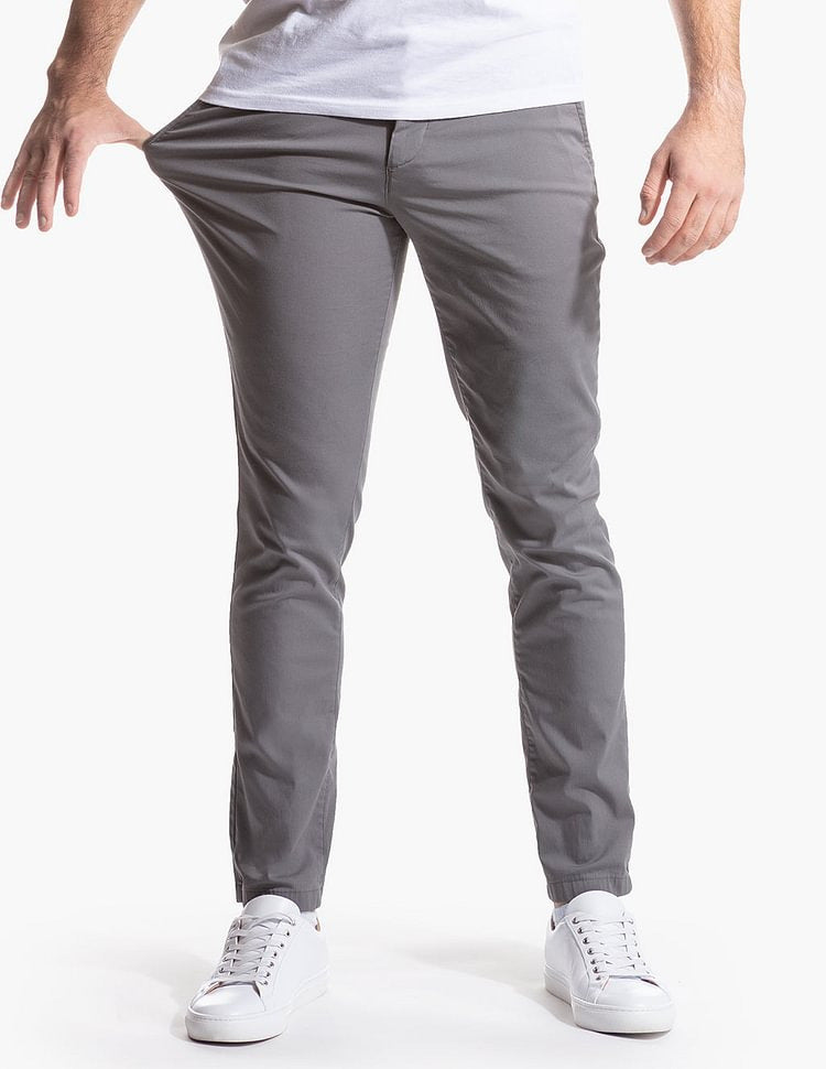 Straight-Leg Stretch Trousers