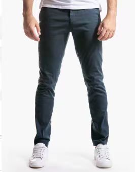 Straight-Leg Stretch Trousers