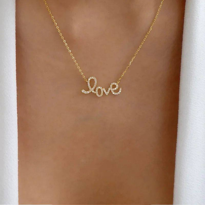 Gold Titanium Steel Necklace