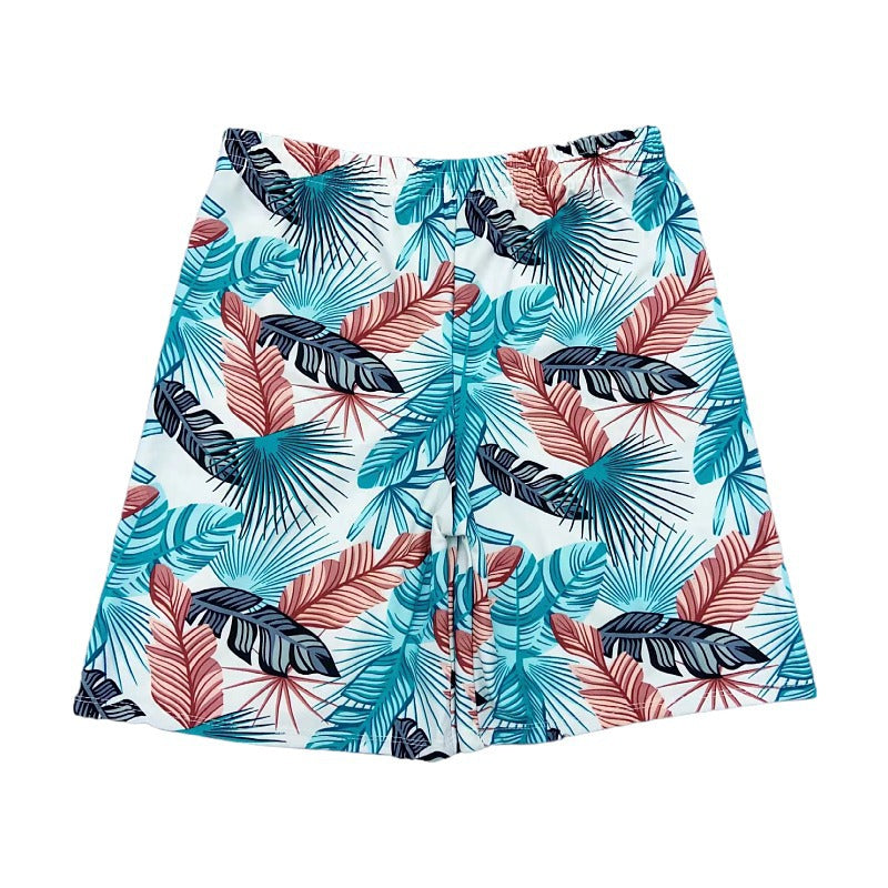 Cropped Quick-Dry Beach Shorts