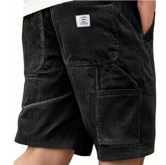 Vintage Multi-Pocket Straight Leg Style Shorts