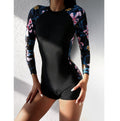 Slimming Long-Sleeved One-Piece Swimsuit