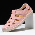 New Roman-style Flat Woven Soft-sole