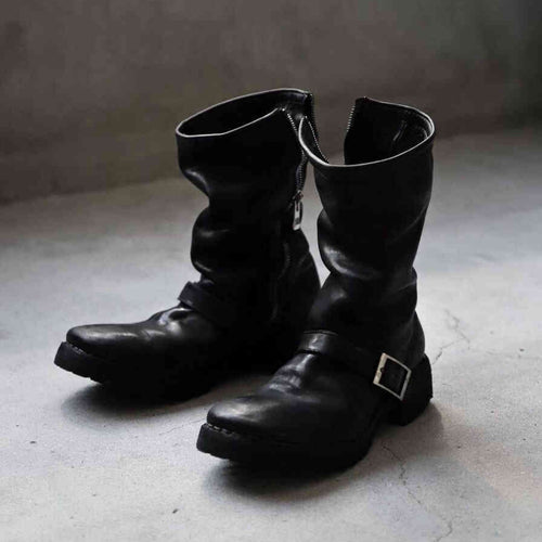 Black Leather Boots