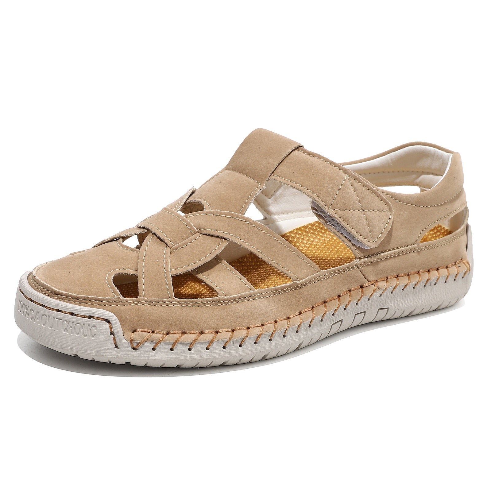 New Roman-style Flat Woven Soft-sole