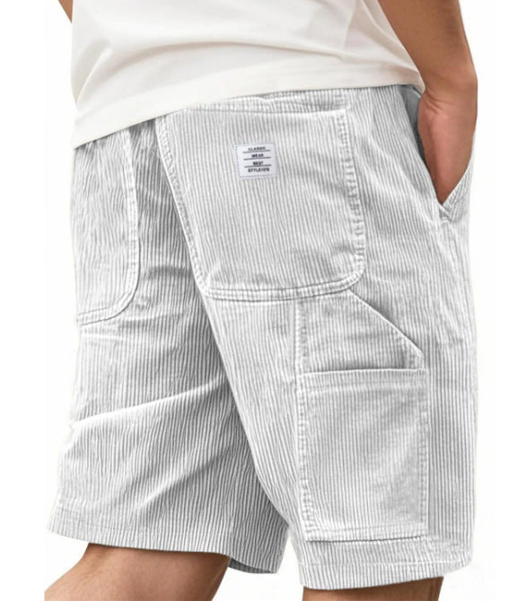 Vintage Multi-Pocket Straight Leg Style Shorts