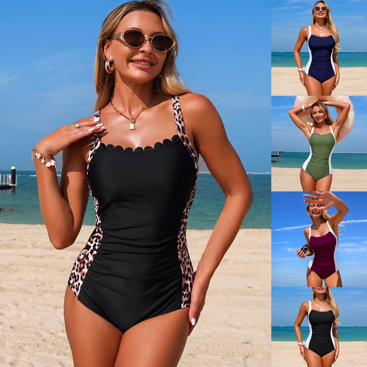 Sculpting One-Piece Swimsuit