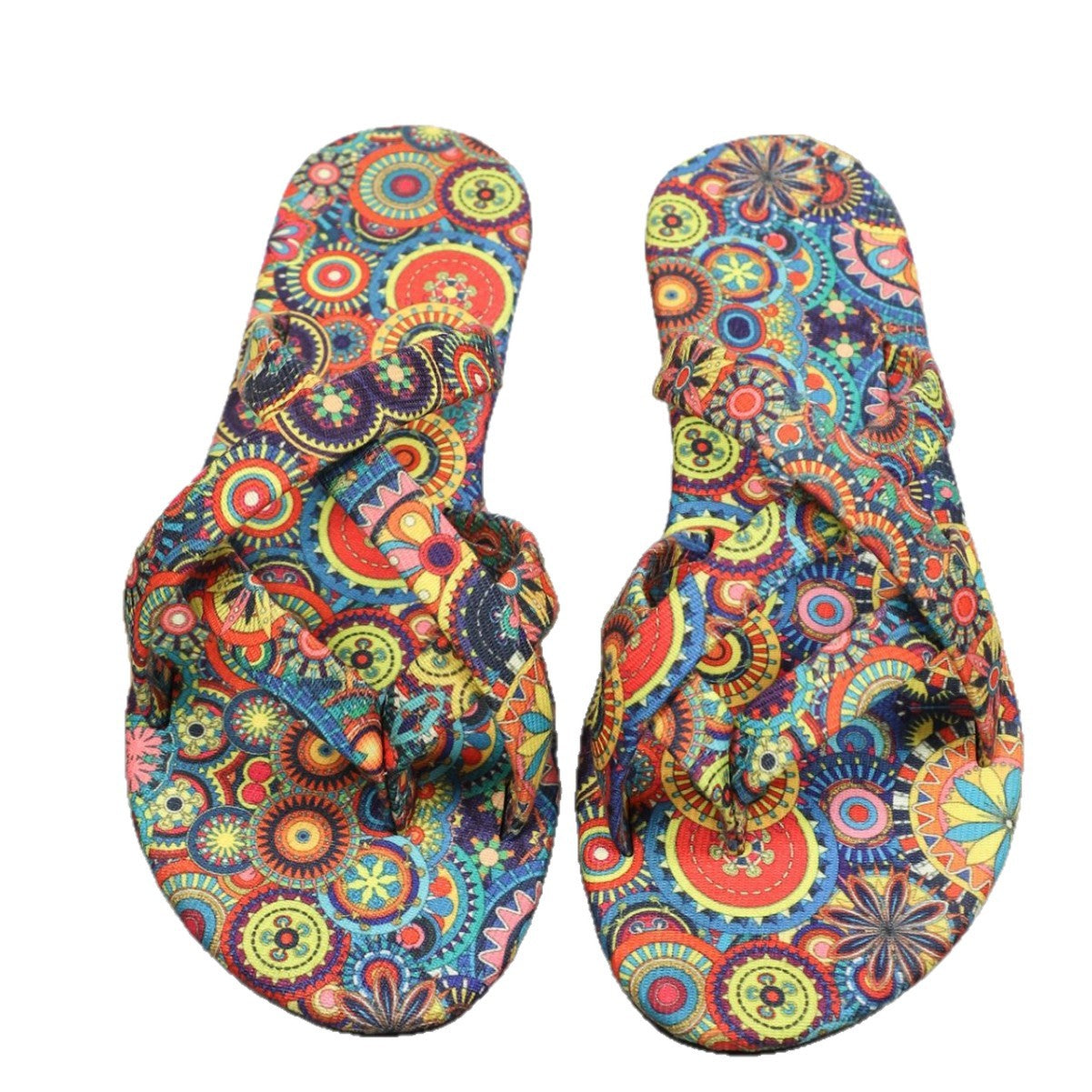 Bohemian Print Flat Sandal
