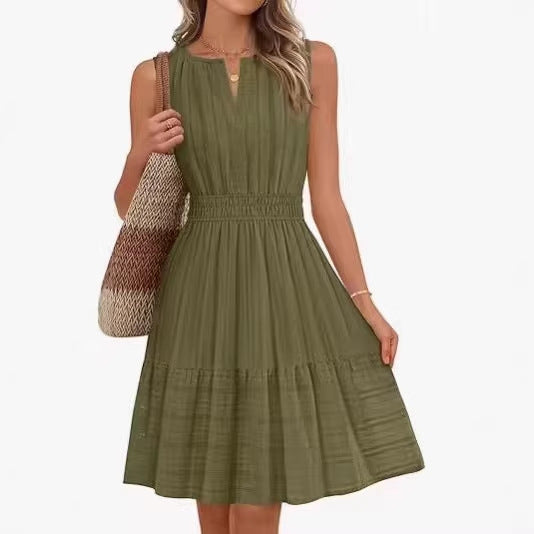 Cotton-linen Mini Dress
