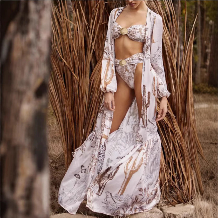 Creative Print Bikini Set