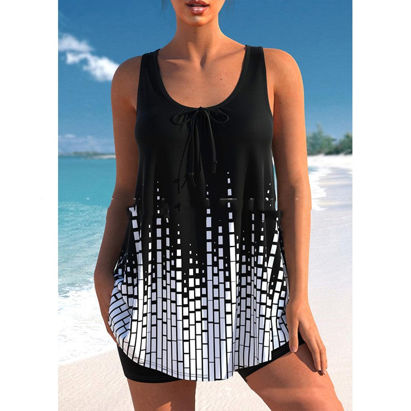 Plus Size Two-Piece Swimwear Set