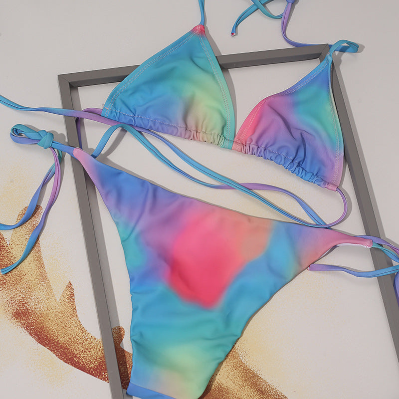 Cord Tie Bikini Set