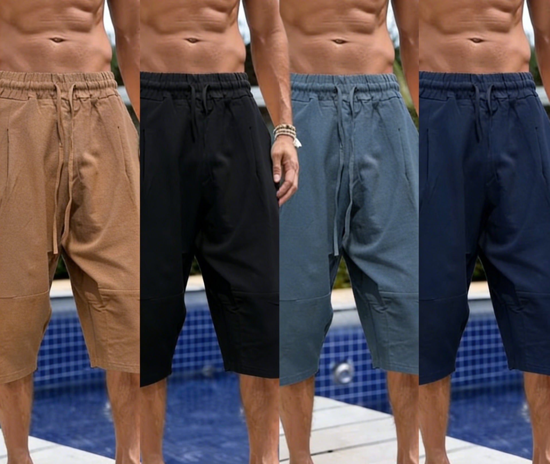 Linen Capri Pants