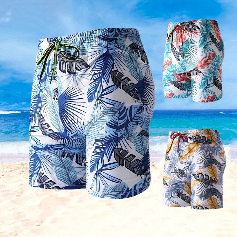 Cropped Quick-Dry Beach Shorts