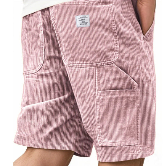 Vintage Multi-Pocket Straight Leg Style Shorts