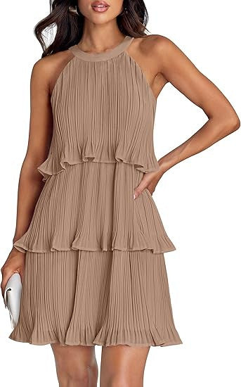 Flowy Tiered Ruffle Dress