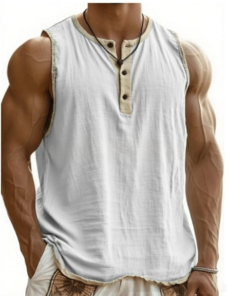 Sleeveless Cotton Tank Top