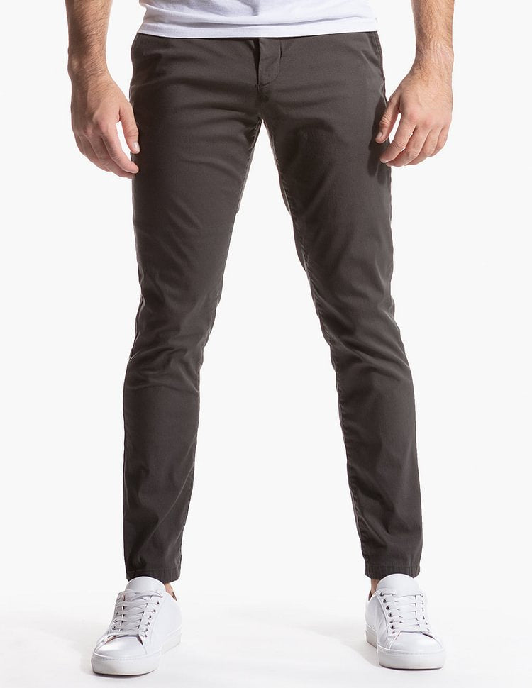 Straight-Leg Stretch Trousers