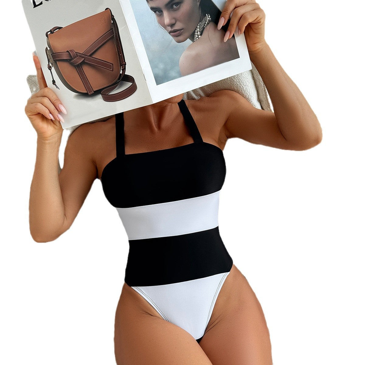 Strappy One-Piece Swimsuit