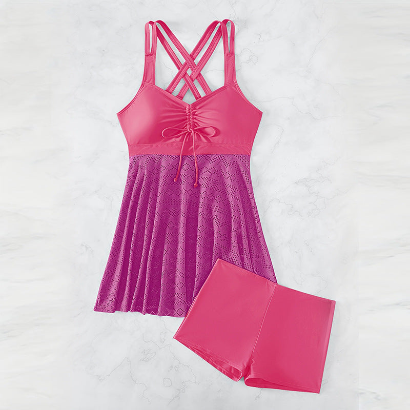 Trendy Split Two-Piece Swimwear